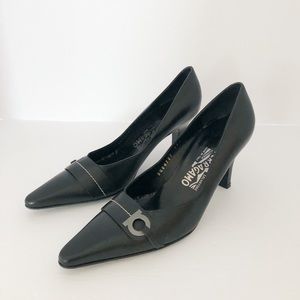 Salvatore Ferragamo Black Pumps